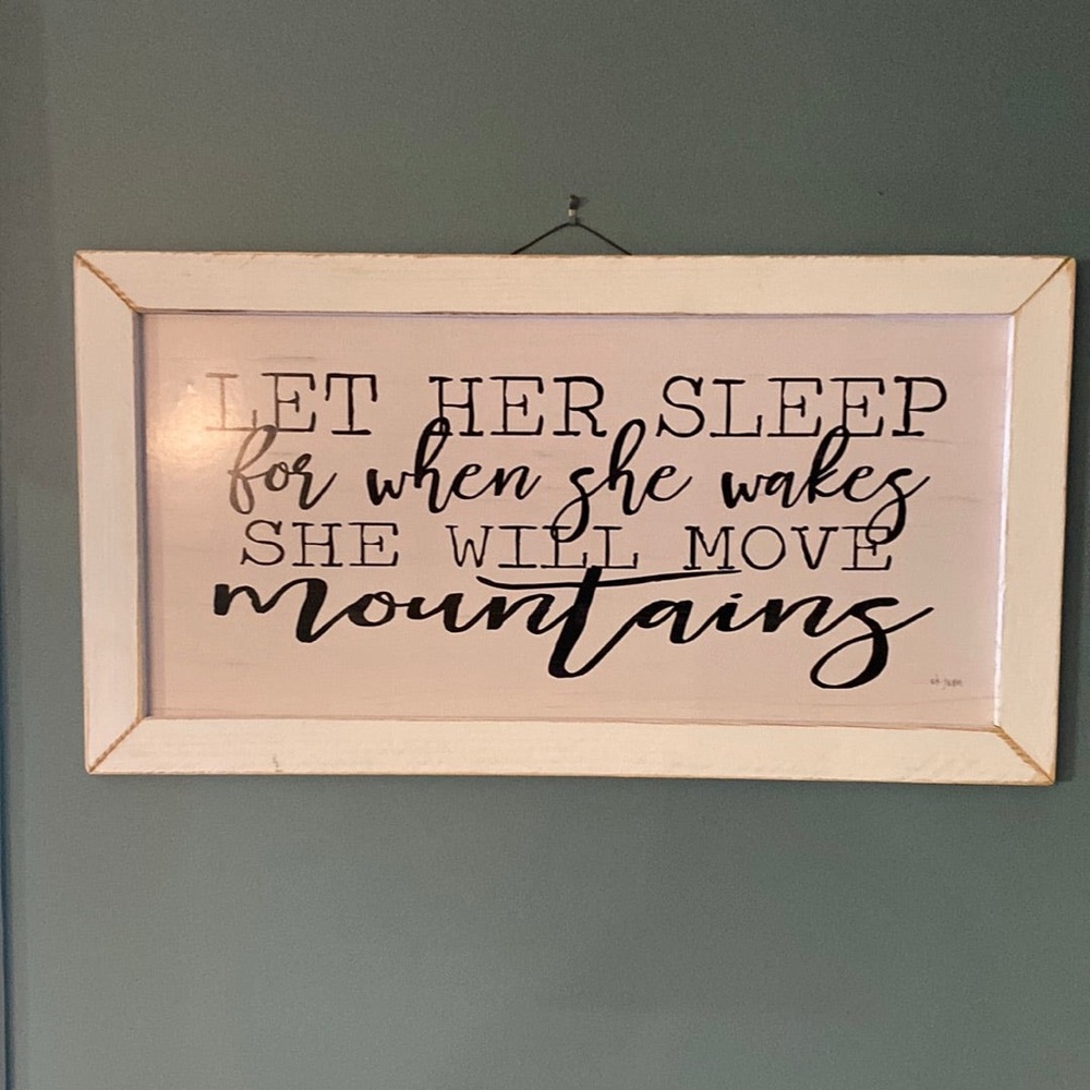 Elegant White and Black Wall Decor with Inspirational Quote. Make me a deal.